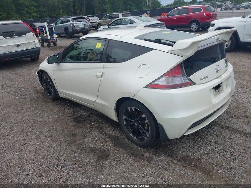 2014 Honda Cr-z VIN JHMZF1D61ES001324 IAAI salvage auction — LEFT FRONT, Salvage (Georgia), sold $825 on 2026-07-22 (photo 3)