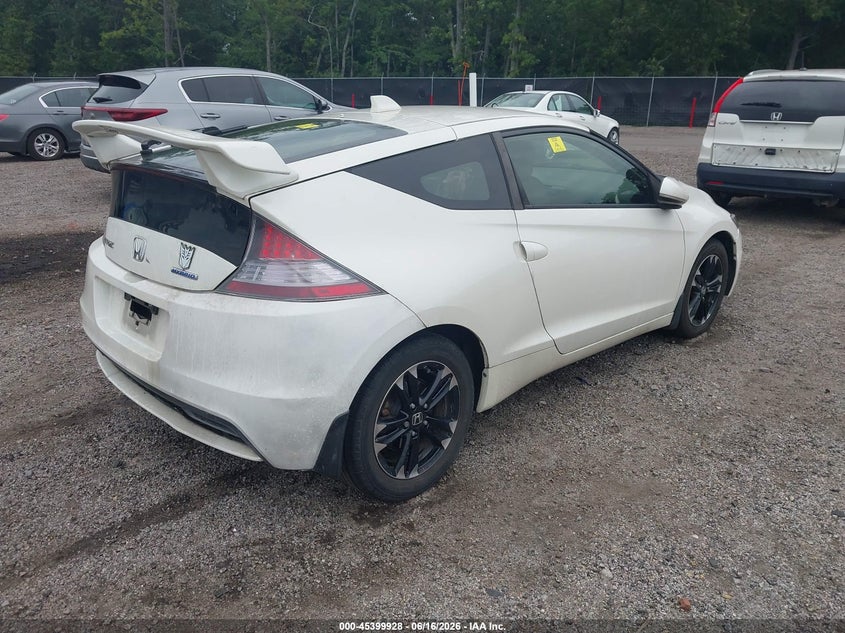 2014 Honda Cr-z VIN JHMZF1D61ES001324 IAAI salvage auction — LEFT FRONT, Salvage (Georgia), sold $825 on 2026-07-22 (photo 4)