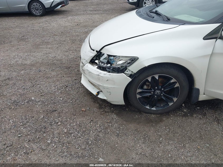 2014 Honda Cr-z VIN JHMZF1D61ES001324 IAAI salvage auction — LEFT FRONT, Salvage (Georgia), sold $825 on 2026-07-22 (photo 6)