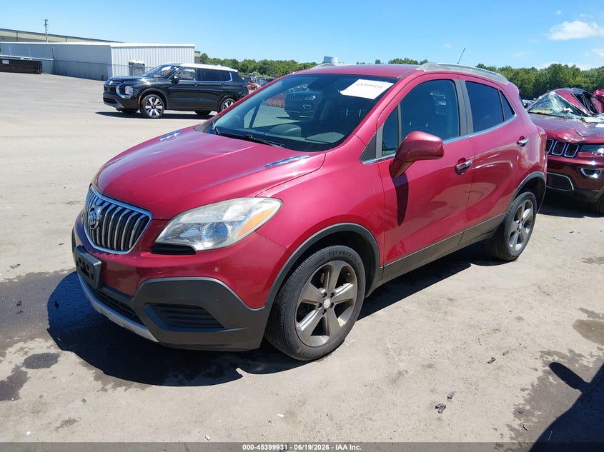 2013 Buick Encore VIN KL4CJASB1DB198414 IAAI salvage auction — REAR END, Salvage (Ohio), sold $1,425 on 2026-07-14 (photo 2)