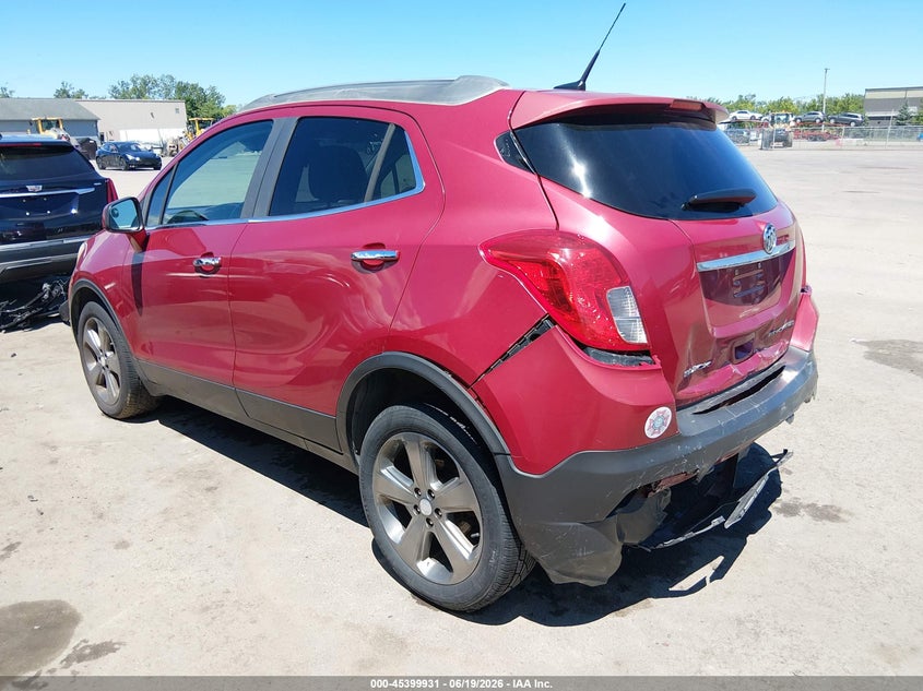 2013 Buick Encore VIN KL4CJASB1DB198414 IAAI salvage auction — REAR END, Salvage (Ohio), sold $1,425 on 2026-07-14 (photo 3)