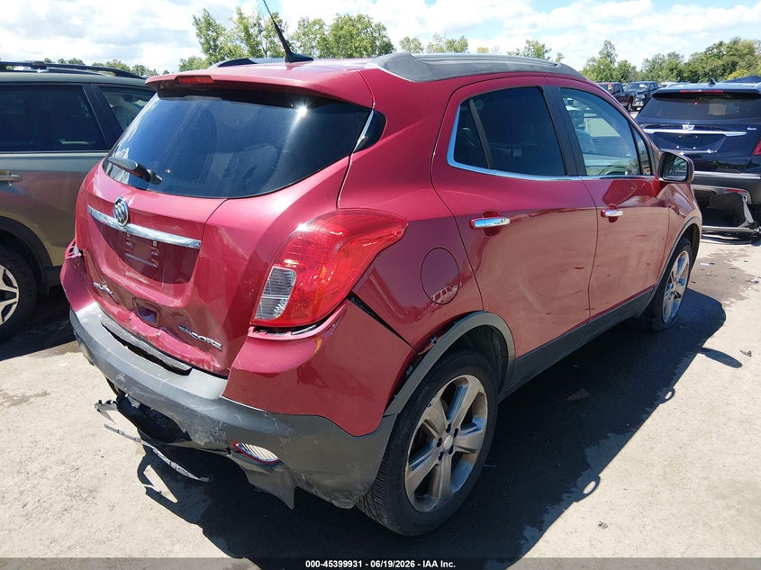2013 Buick Encore VIN KL4CJASB1DB198414 IAAI salvage auction — REAR END, Salvage (Ohio), sold $1,425 on 2026-07-14 (photo 4)