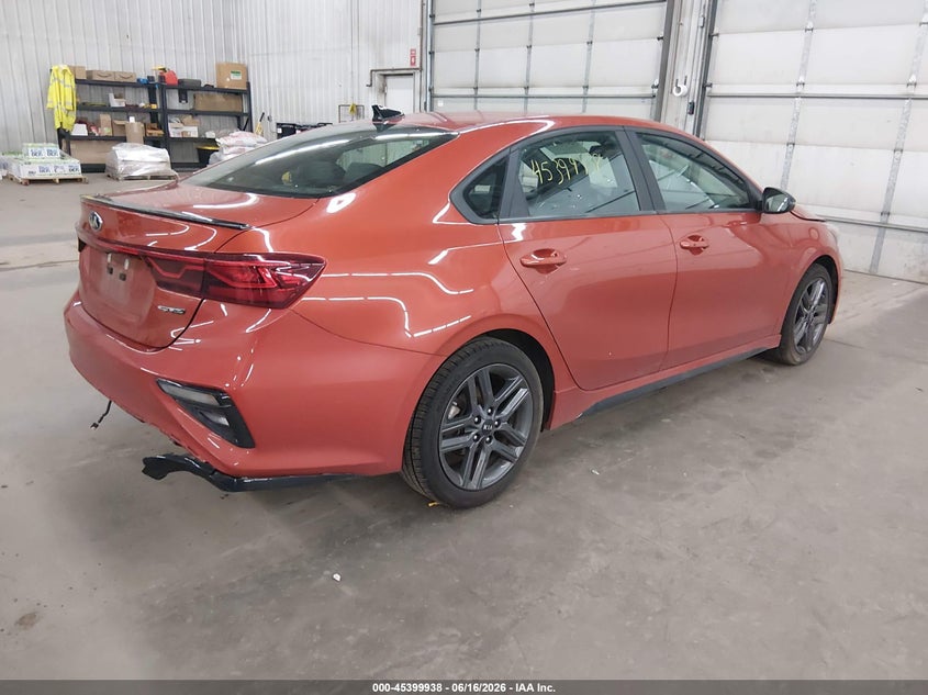 2021 Kia Forte VIN 3KPF34AD3ME400898 IAAI salvage auction — FRONT & REAR, Salvage (Minnesota), sold $1,650 on 2026-08-29 (photo 4)