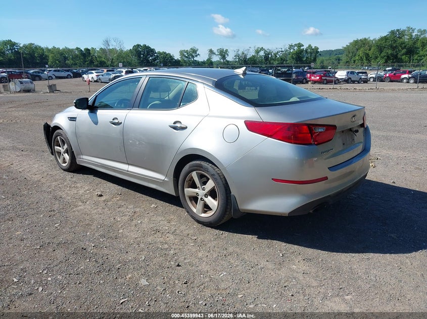 2015 Kia Optima VIN KNAGM4A72F5533109 IAAI salvage auction — FRONT END, Salvage (Ohio), sold $750 on 2026-07-06 (photo 3)
