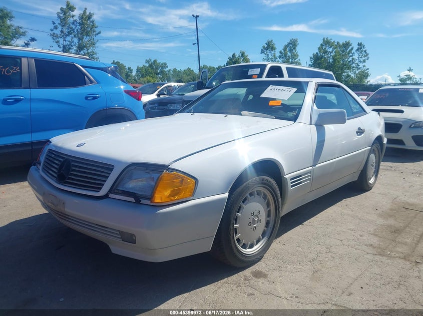 1992 Mercedes-benz 300 VIN WDBFA61E4NF042078 IAAI salvage auction — HAIL, Salvage (Ohio), sold $1,150 on 2026-07-21 (photo 2)