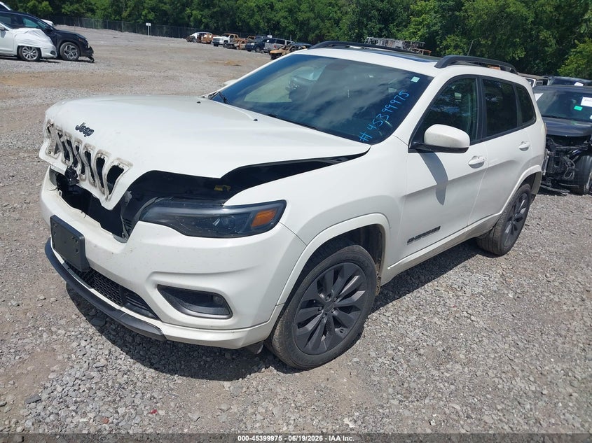 2019 Jeep Cherokee VIN 1C4PJMDX1KD486002 IAAI salvage auction — FRONT END, Salvage (Tennessee), sold $2,500 on 2026-08-10 (photo 2)