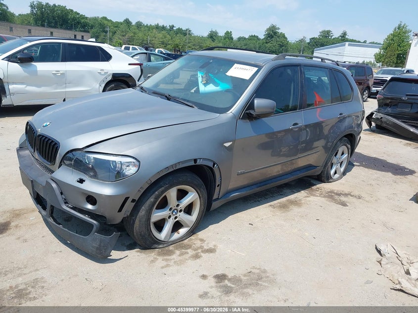 2008 BMW X5 VIN 5UXFE43538L008208 IAAI salvage auction — FRONT END, Nrc Lienholder Repossession Paperwork (New Hampshire), sold $300 on 2026-07-15 (photo 2)