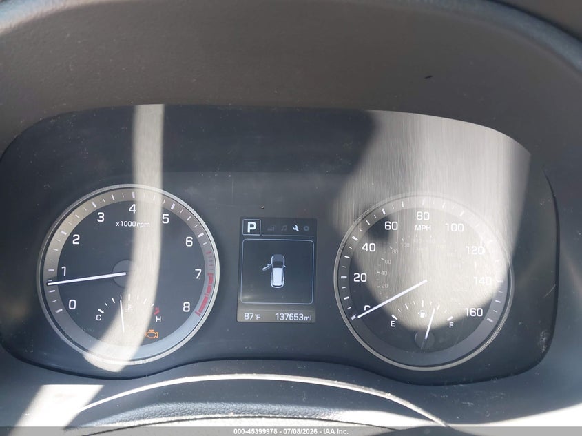 2017 Hyundai Tucson VIN KM8J23A43HU263360 IAAI salvage auction — NORMAL WEAR, Clear (Indiana), sold $2,675 on 2026-07-21 (photo 7)