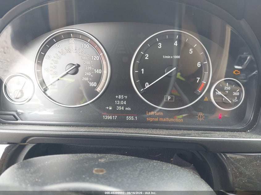 2012 BMW 5er VIN WBAXG5C56CDX04230 IAAI salvage auction — NORMAL WEAR, Clear-Dealer Only (North Carolina), sold $550 on 2026-07-28 (photo 7)