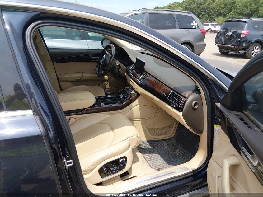 2012 Audi A8 VIN WAURVAFD9CN023399 IAAI salvage auction — REAR END, Clear (Massachusetts), sold $875 on 2026-08-02 (photo 5)