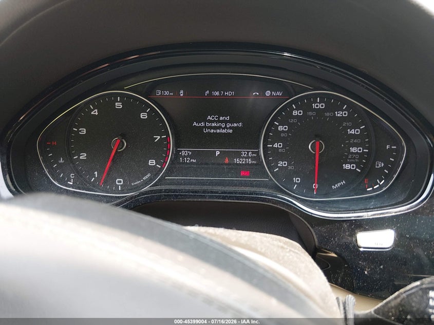2012 Audi A8 VIN WAURVAFD9CN023399 IAAI salvage auction — REAR END, Clear (Massachusetts), sold $875 on 2026-08-02 (photo 7)