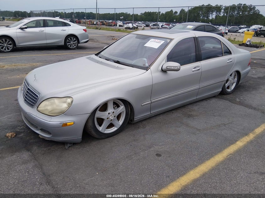 2005 Mercedes-benz S class VIN WDBNG75J65A447864 IAAI salvage auction — SUSPENSION, Clear (South Carolina), sold $350 on 2026-07-29 (photo 2)