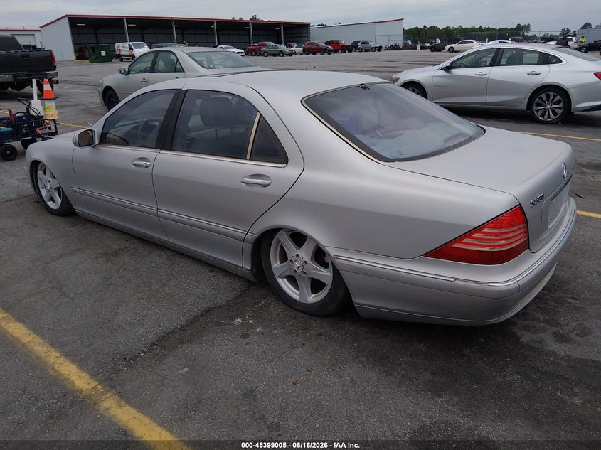 2005 Mercedes-benz S class VIN WDBNG75J65A447864 IAAI salvage auction — SUSPENSION, Clear (South Carolina), sold $350 on 2026-07-29 (photo 3)