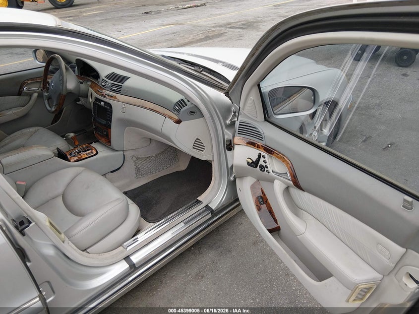 2005 Mercedes-benz S class VIN WDBNG75J65A447864 IAAI salvage auction — SUSPENSION, Clear (South Carolina), sold $350 on 2026-07-29 (photo 5)