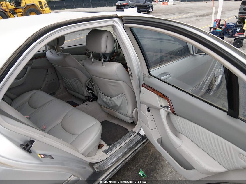2005 Mercedes-benz S class VIN WDBNG75J65A447864 IAAI salvage auction — SUSPENSION, Clear (South Carolina), sold $350 on 2026-07-29 (photo 8)