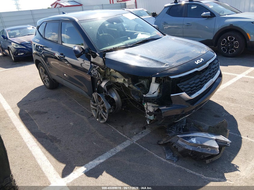 2023 Kia Seltos VIN KNDEPCAA7P7371345 IAAI salvage auction — RIGHT FRONT, Salvage (Tennessee), sold $2,950 on 2026-07-21 (photo 1)