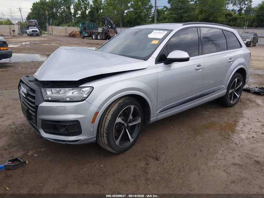 2019 Audi Q7 VIN WA1LAAF70KD048995 IAAI salvage auction — FRONT END, Salvage Title, sold $3,050 on 2026-07-23 (photo 2)