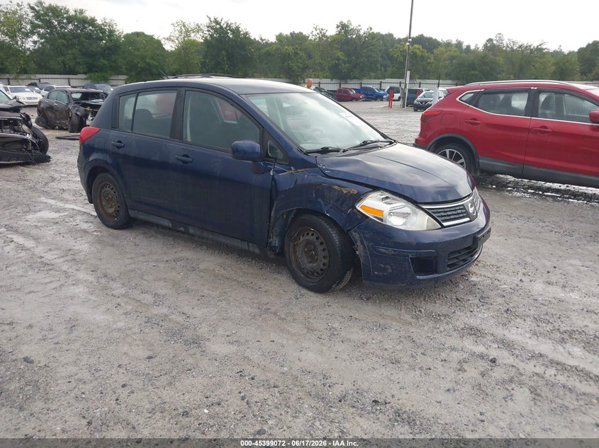 2008 Nissan Versa VIN 3N1BC13E18L389116 IAAI salvage auction — LEFT SIDE, Rebuildable (Florida), sold $275 on 2026-07-09 (photo 1)