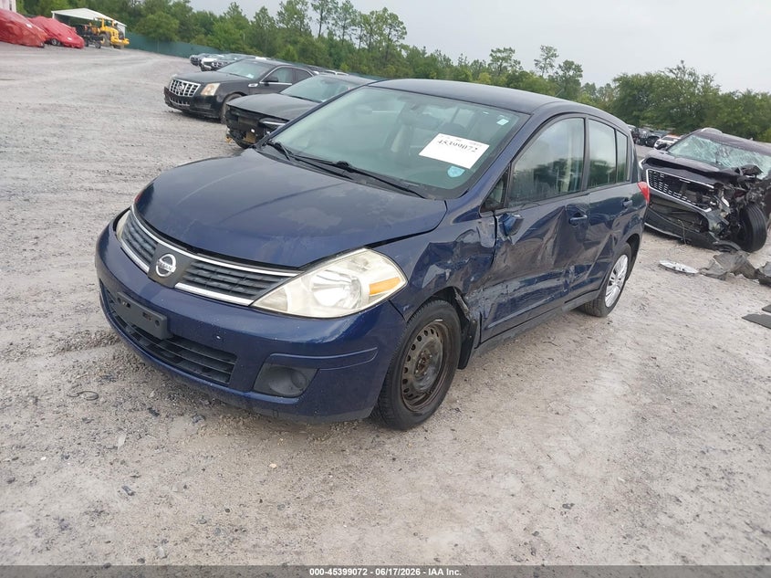 2008 Nissan Versa VIN 3N1BC13E18L389116 IAAI salvage auction — LEFT SIDE, Rebuildable (Florida), sold $275 on 2026-07-09 (photo 2)