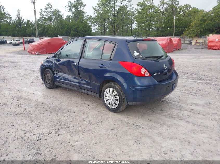 2008 Nissan Versa VIN 3N1BC13E18L389116 IAAI salvage auction — LEFT SIDE, Rebuildable (Florida), sold $275 on 2026-07-09 (photo 3)