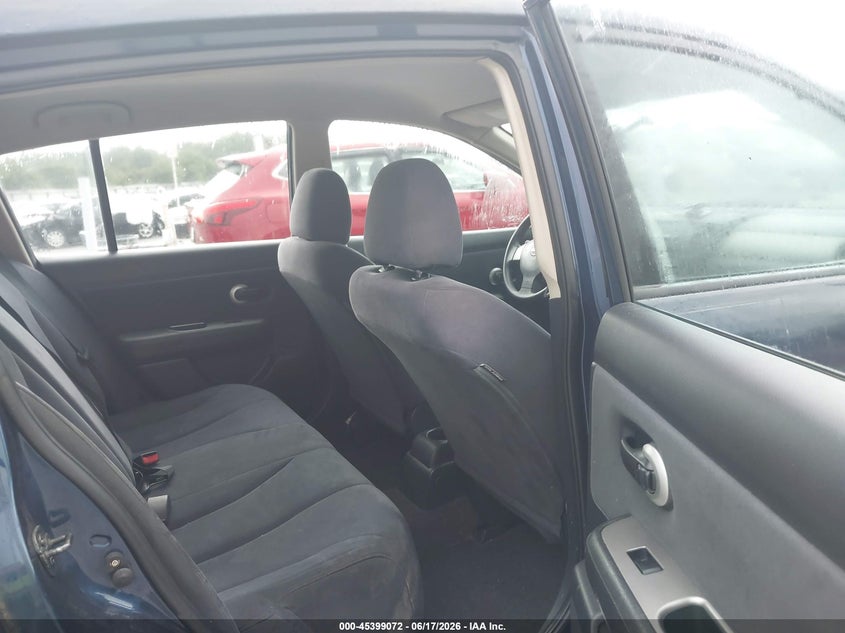 2008 Nissan Versa VIN 3N1BC13E18L389116 IAAI salvage auction — LEFT SIDE, Rebuildable (Florida), sold $275 on 2026-07-09 (photo 8)