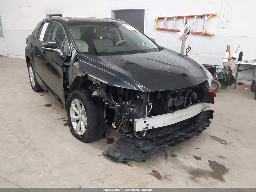 2016 Lexus Rx VIN 2T2BZMCA9GC029034 IAAI salvage auction — FRONT END, Salvage (Iowa), sold $8,900 on 2026-07-10 (photo 1)