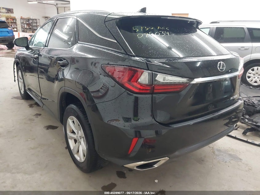 2016 Lexus Rx VIN 2T2BZMCA9GC029034 IAAI salvage auction — FRONT END, Salvage (Iowa), sold $8,900 on 2026-07-10 (photo 3)