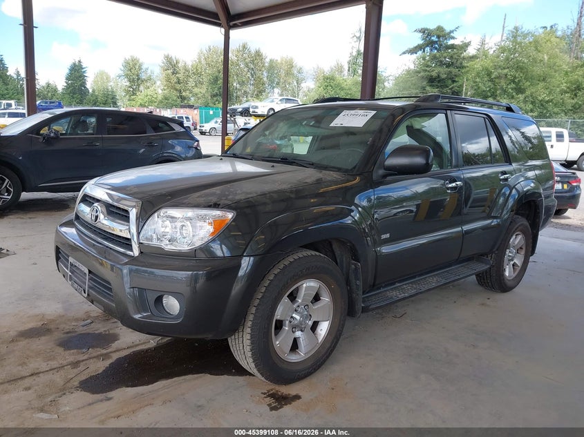 2008 Toyota 4runner VIN JTEZU14R58K017110 IAAI salvage auction — RIGHT REAR, Bill Of Sale (Washington), sold $1,750 on 2026-07-15 (photo 2)