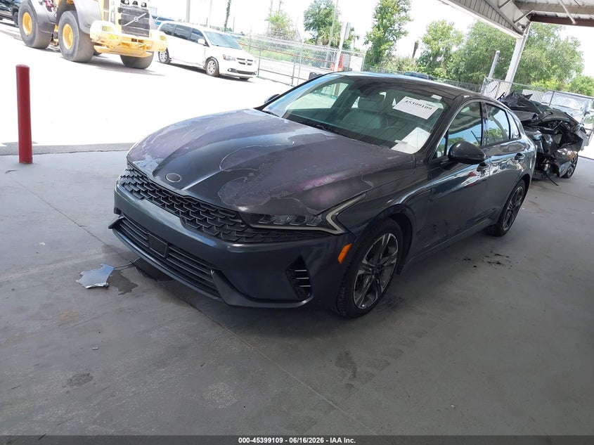 2021 Kia K5 VIN 5XXG34J27MG003821 IAAI salvage auction — NORMAL WEAR, Clear (Florida), sold $3,900 on 2026-07-08 (photo 2)