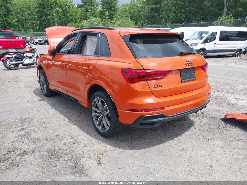 2024 Audi Q3 VIN WA1EECF32R1096323 IAAI salvage auction — FRONT END, Salvage (Idaho), sold $4,750 on 2026-07-31 (photo 3)