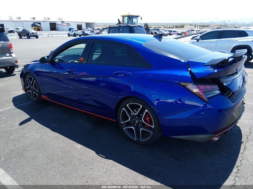 2023 Hyundai Elantra n VIN KMHLW4AK5PU009584 IAAI salvage auction — RIGHT SIDE, Salvage (Nevada), sold $9,400 on 2026-07-24 (photo 3)