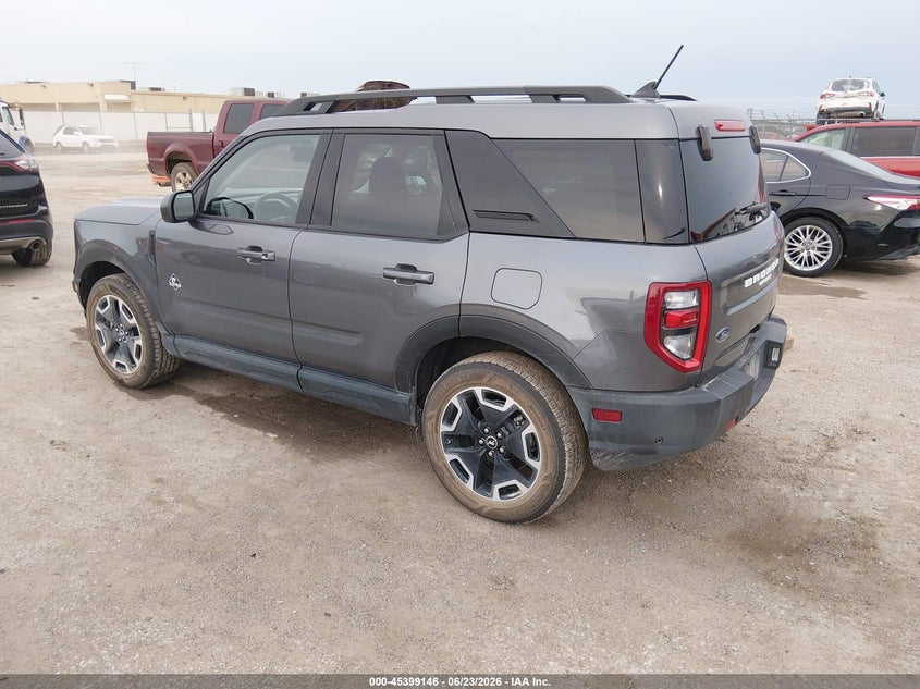 2023 Ford Bronco sport VIN 3FMCR9C64PRE10765 IAAI salvage auction — HAIL, Salvage Title, sold $12,200 on 2026-07-24 (photo 3)