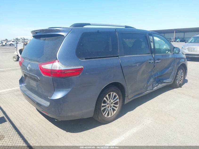 2015 Toyota Sienna VIN 5TDYK3DC7FS620563 IAAI salvage auction — SIDE, Salvage (California), sold $4,900 on 2026-07-10 (photo 4)