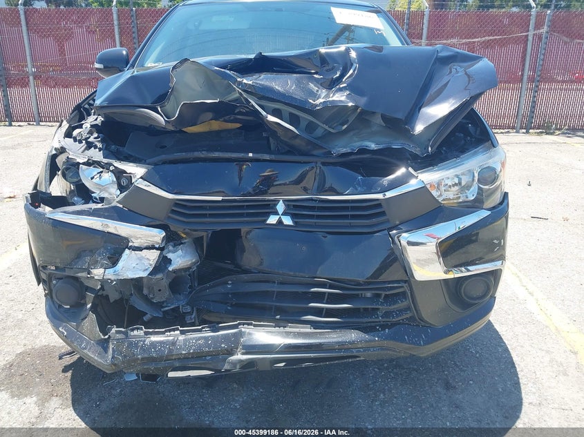 2016 Mitsubishi Outlander VIN JA4AP3AU2GZ064253 IAAI salvage auction — FRONT END, Salvage (California), sold $900 on 2026-07-14 (photo 6)