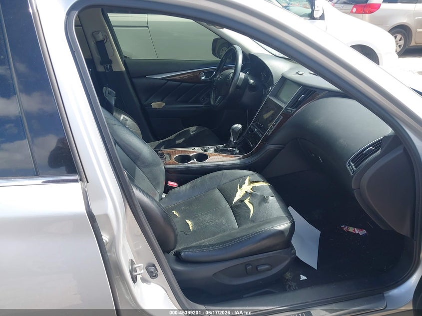 2014 Infiniti Q50 VIN JN1BV7AP8EM680716 IAAI salvage auction — UNKNOWN, Salvage (Texas), sold $825 on 2026-07-22 (photo 5)