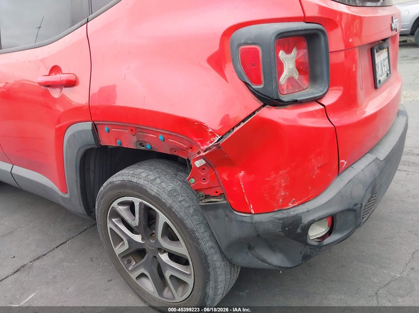 2015 Jeep Renegade VIN ZACCJABT4FPB32074 IAAI salvage auction — LEFT REAR, Salvage Title, sold $1,800 on 2026-08-19 (photo 6)