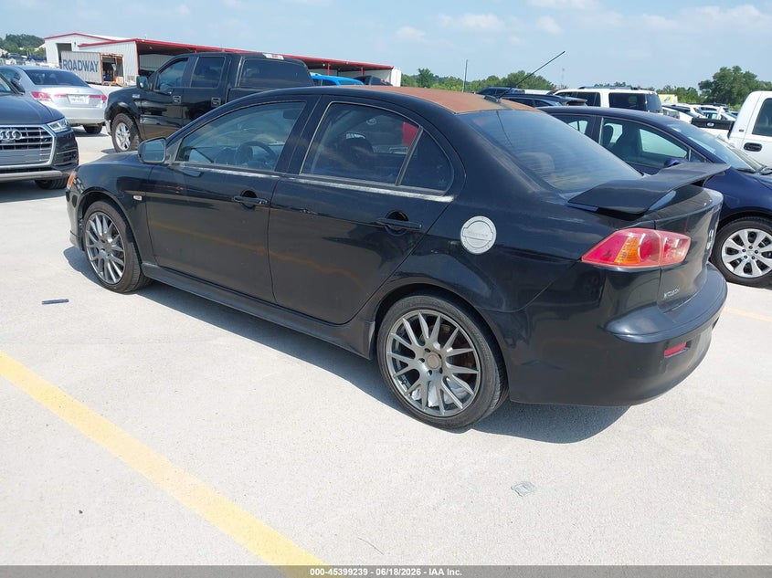 2009 Mitsubishi Lancer VIN JA3AU86W49U006908 IAAI salvage auction — NORMAL WEAR, Clear (Indiana), sold $275 on 2026-07-30 (photo 3)