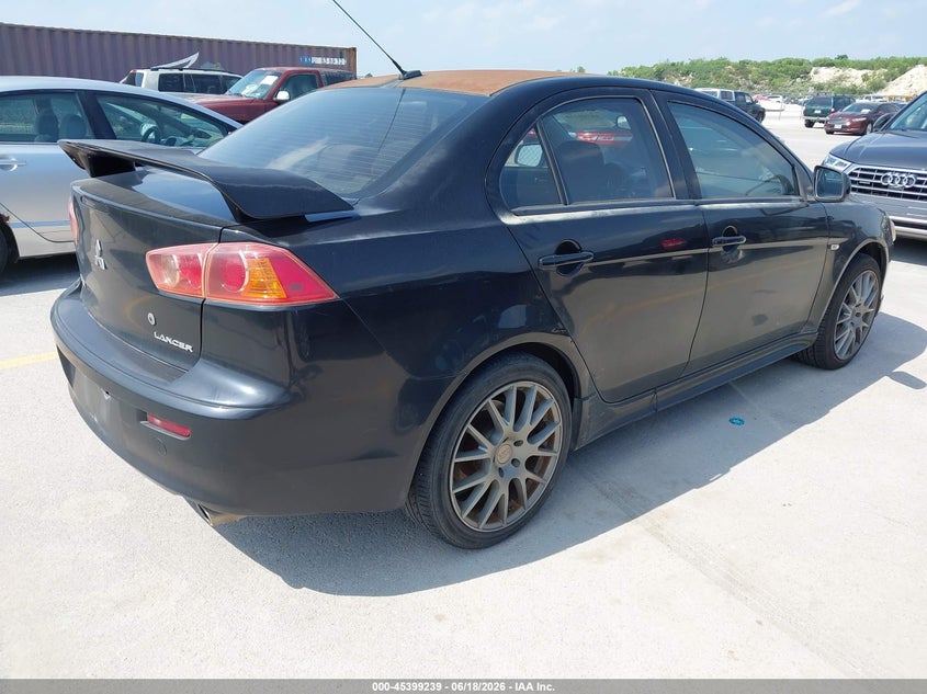 2009 Mitsubishi Lancer VIN JA3AU86W49U006908 IAAI salvage auction — NORMAL WEAR, Clear (Indiana), sold $275 on 2026-07-30 (photo 4)