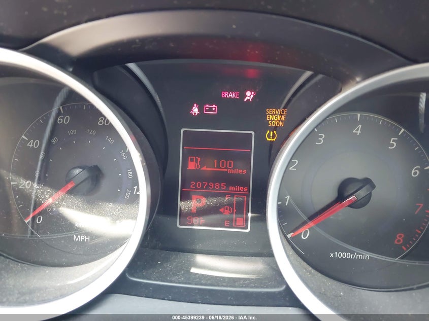 2009 Mitsubishi Lancer VIN JA3AU86W49U006908 IAAI salvage auction — NORMAL WEAR, Clear (Indiana), sold $275 on 2026-07-30 (photo 7)