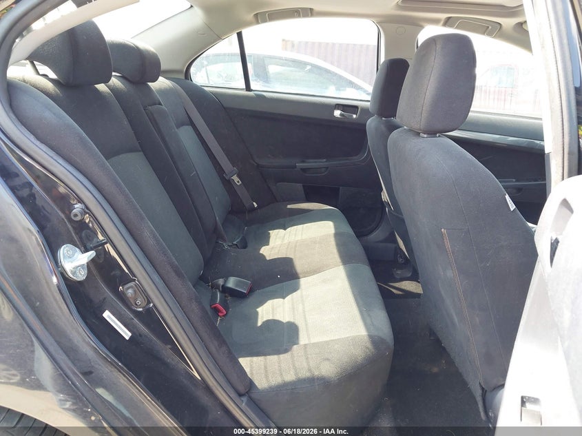 2009 Mitsubishi Lancer VIN JA3AU86W49U006908 IAAI salvage auction — NORMAL WEAR, Clear (Indiana), sold $275 on 2026-07-30 (photo 8)