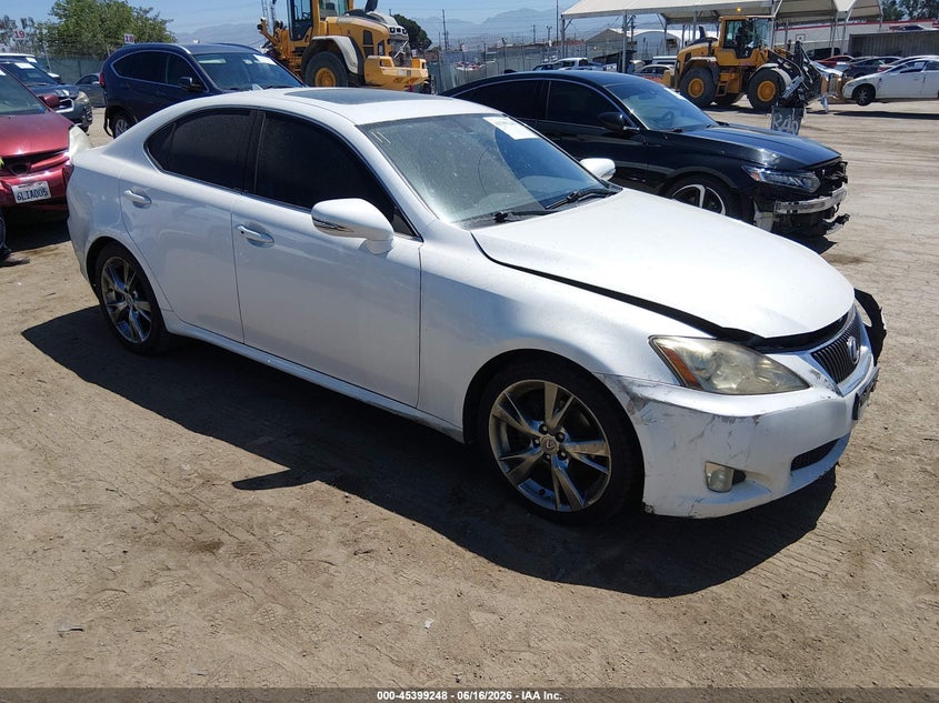 2009 Lexus Is 250 VIN JTHBK262595088341 IAAI salvage auction — LEFT FRONT, Salvage (California), sold $375 on 2026-07-22 (photo 1)