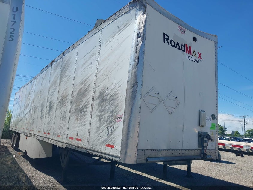 2018 Wabash national corp 53' semi trailer VIN 1JJV532D0JL007398 IAAI salvage auction — ROLLOVER, Salvage (Illinois), sold $1,200 on 2026-07-22 (photo 1)
