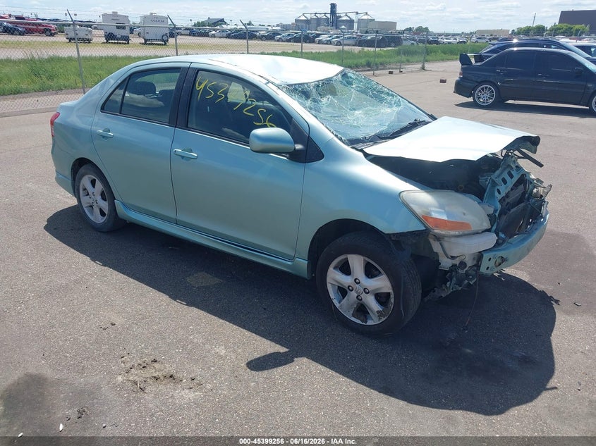2008 Toyota Yaris VIN JTDBT903781247701 IAAI salvage auction — FRONT END, Parts Only Bos (Minnesota), sold $25 on 2026-07-29 (photo 1)
