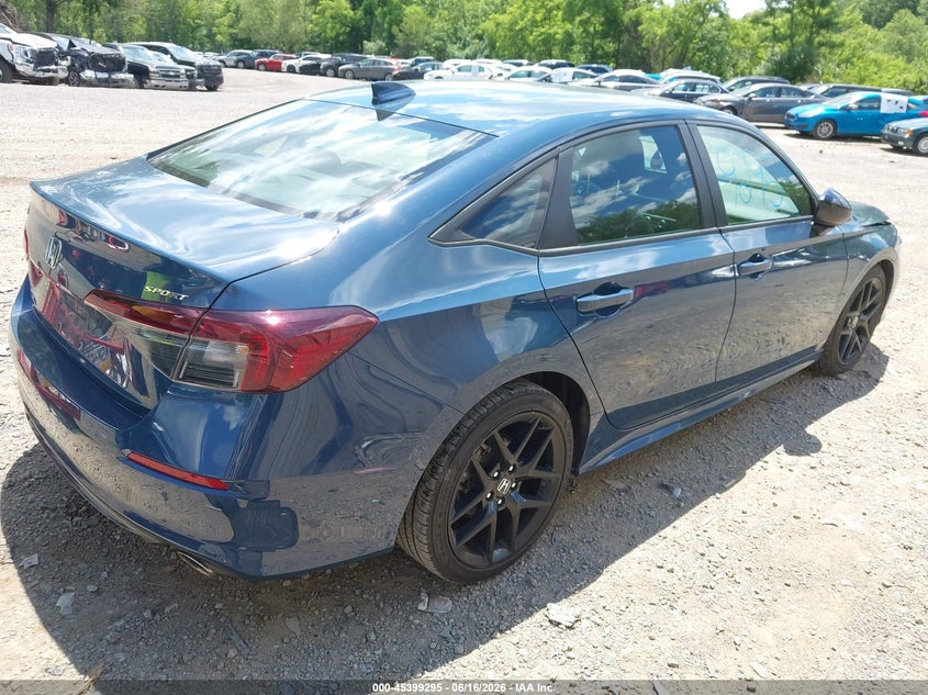 2025 Honda Civic VIN 2HGFE2F5XSH515601 IAAI salvage auction — FRONT END, Salvage Title, sold $7,900 on 2026-07-31 (photo 4)
