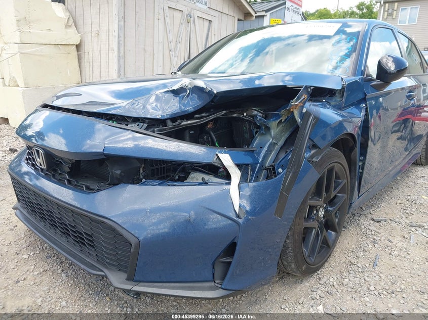2025 Honda Civic VIN 2HGFE2F5XSH515601 IAAI salvage auction — FRONT END, Salvage Title, sold $7,900 on 2026-07-31 (photo 6)