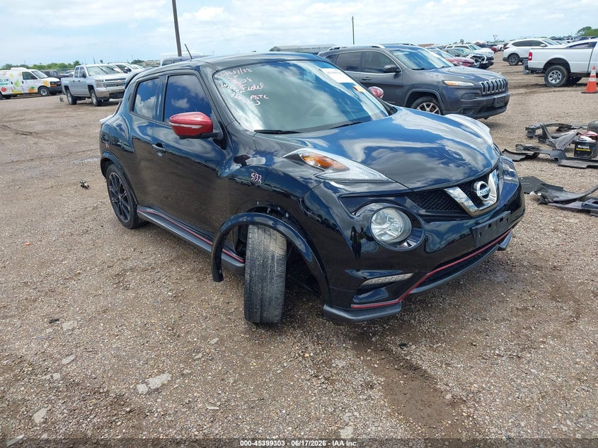 2015 Nissan Juke VIN JN8AF5MV0FT564619 IAAI salvage auction — RIGHT FRONT, Original (Texas), sold $1,050 on 2026-07-29 (photo 1)