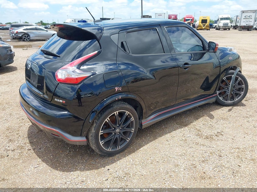 2015 Nissan Juke VIN JN8AF5MV0FT564619 IAAI salvage auction — RIGHT FRONT, Original (Texas), sold $1,050 on 2026-07-29 (photo 4)