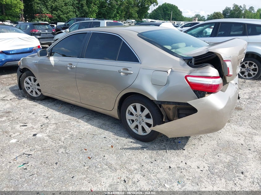 2009 Toyota Camry VIN JTNBB46K193052389 IAAI salvage auction — REAR END, Salvage (Georgia), sold $275 on 2026-07-22 (photo 3)