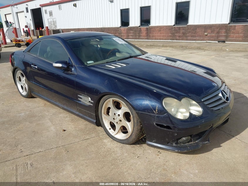 2005 Mercedes-benz Sl-class VIN WDBSK76F65F095982 IAAI salvage auction — NORMAL WEAR, Clear (Missouri), sold $2,625 on 2026-07-28 (photo 1)
