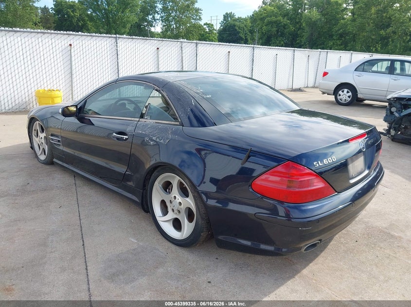 2005 Mercedes-benz Sl-class VIN WDBSK76F65F095982 IAAI salvage auction — NORMAL WEAR, Clear (Missouri), sold $2,625 on 2026-07-28 (photo 3)